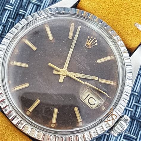 1982 rolex datejust black leather|rolex datejust production years.